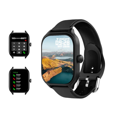 LAXASFIT 2026 New H9 Smartwatch Dial to Answer Calls Calorie Tracking Heart Rate Blood Oxygen Monitoring Bluetooth Smartwatch