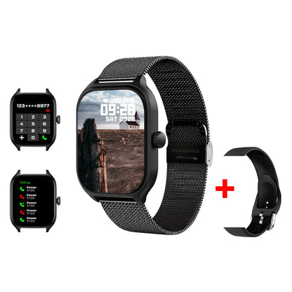LAXASFIT 2026 New H9 Smartwatch Dial to Answer Calls Calorie Tracking Heart Rate Blood Oxygen Monitoring Bluetooth Smartwatch