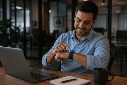 LAXASFIT H9 2026 Smartwatch con Llamadas, Ritmo Cardíaco y Oxígeno en Sangre - CUIORI